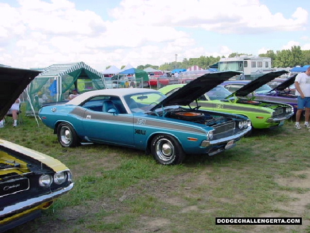 Dodge Challenger TA, photo from 2000 Mopar Nats.