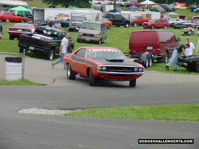 Dodge Challenger TA, photo from 2003 Mopar Nats.