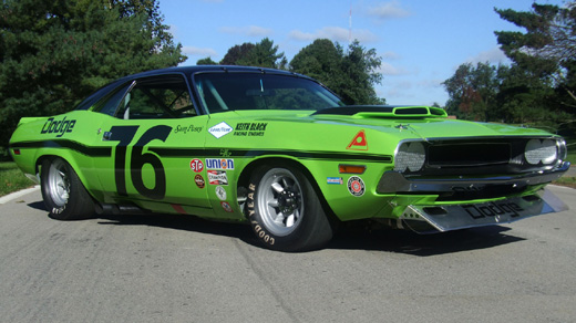 Number 76 Dodge Challenger TA Race Car Wallpaper