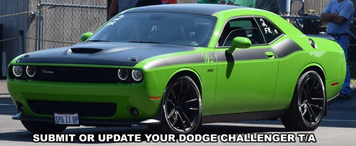 Submit or update your Dodge Challenger T/A